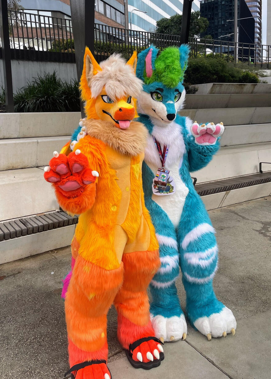 Spaxe and myself at Aurwra 2025